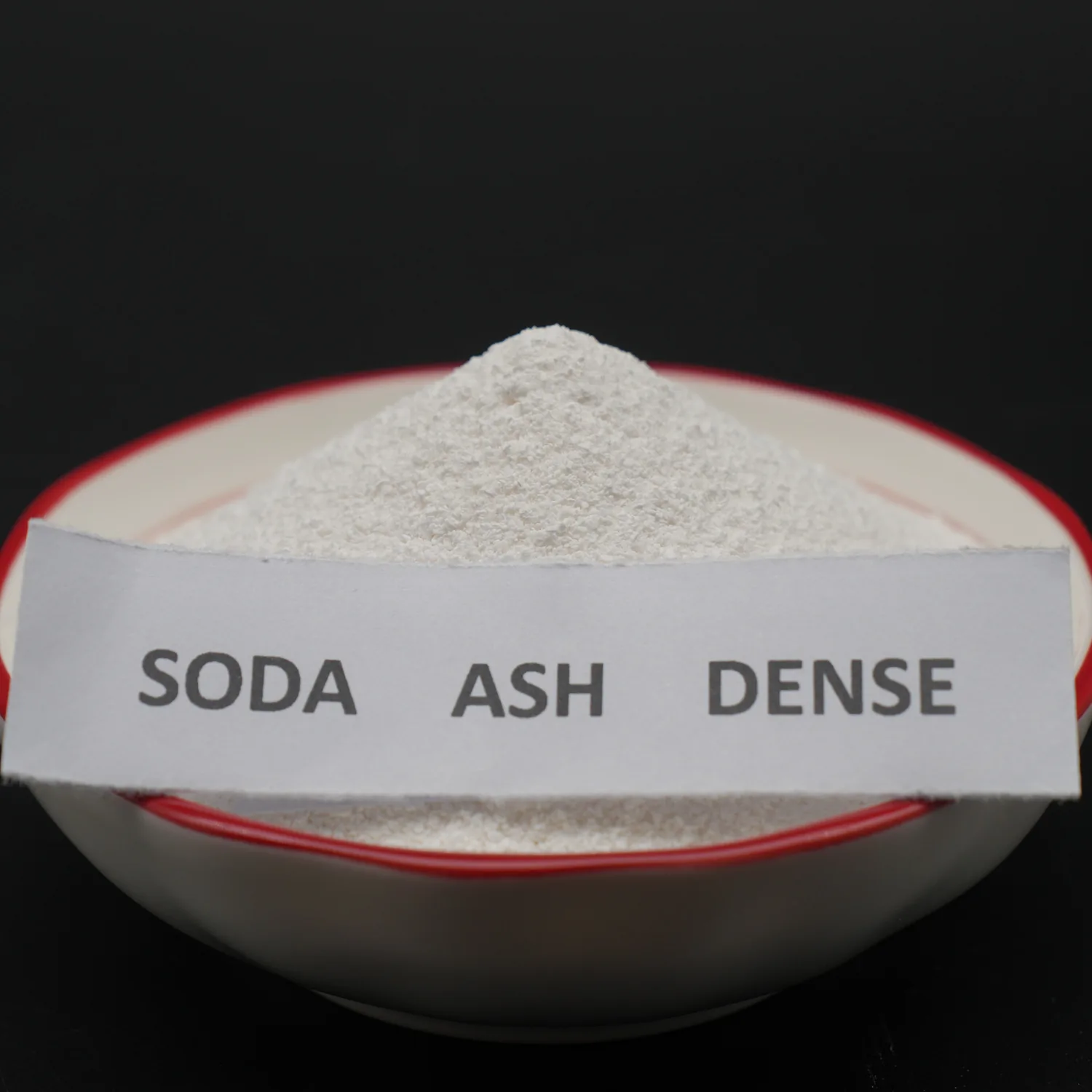 Dense Soda Ash White Granule Closeup